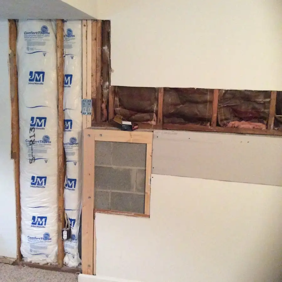 Wall insulation replacement during Structural Drying in Palm Bay